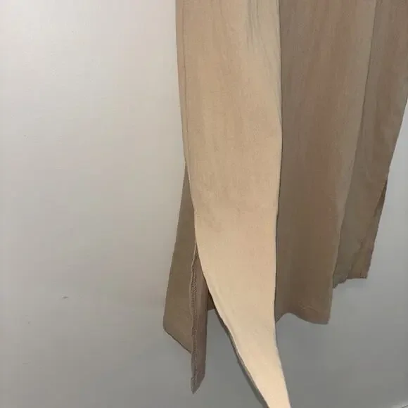 Elegant Tan Mini Dress - Picture 5 of 10